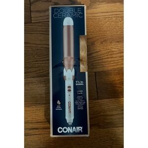 Conair Double‎ Ceramic 1 1/4 Inch Curling Iron - New